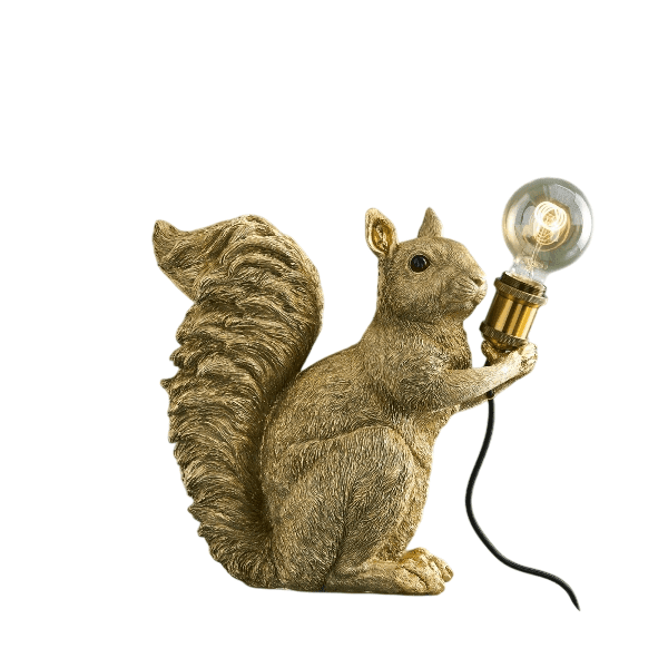Lampe de Table Écureuil Eduard - Une Touche de Nature et d'Élégance