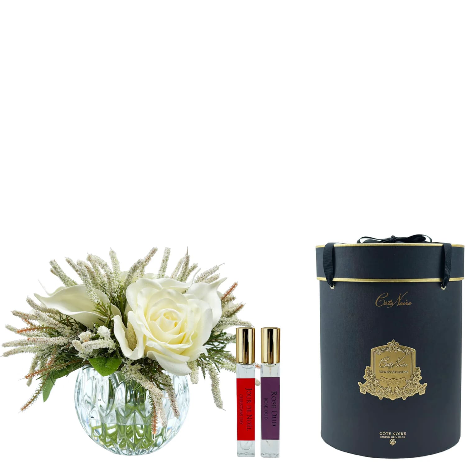 Bouquet Parfume De Roses Et De Lys Ivoire parfum dinterieur original elegant 1