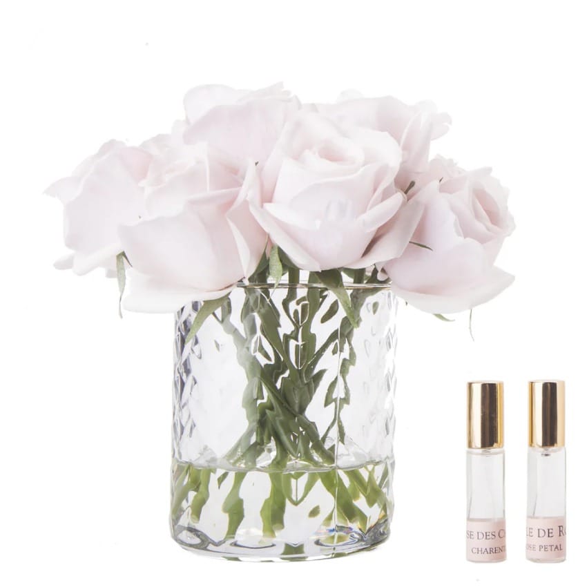Cote Noire Bouquet Chevrons Boutons de roses rose clair majdeltier bouquet parfume 2