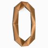 Miroir jaloe original colore bronze orange bijou mural facettes majdeltier