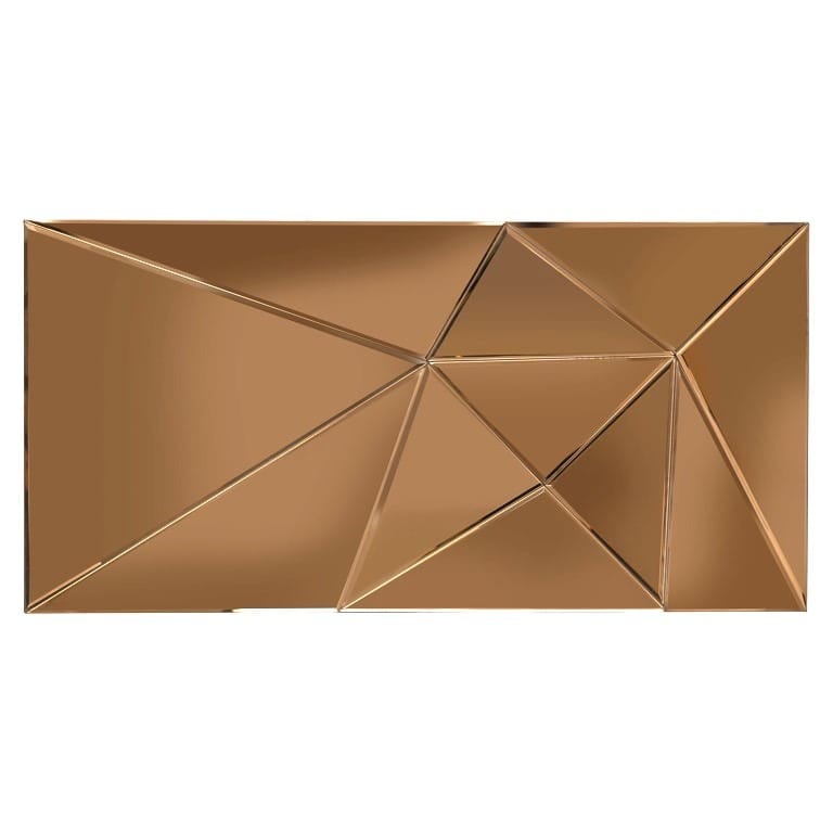 Miroir joni facettes bronze design original bijou mural majdeltier 4
