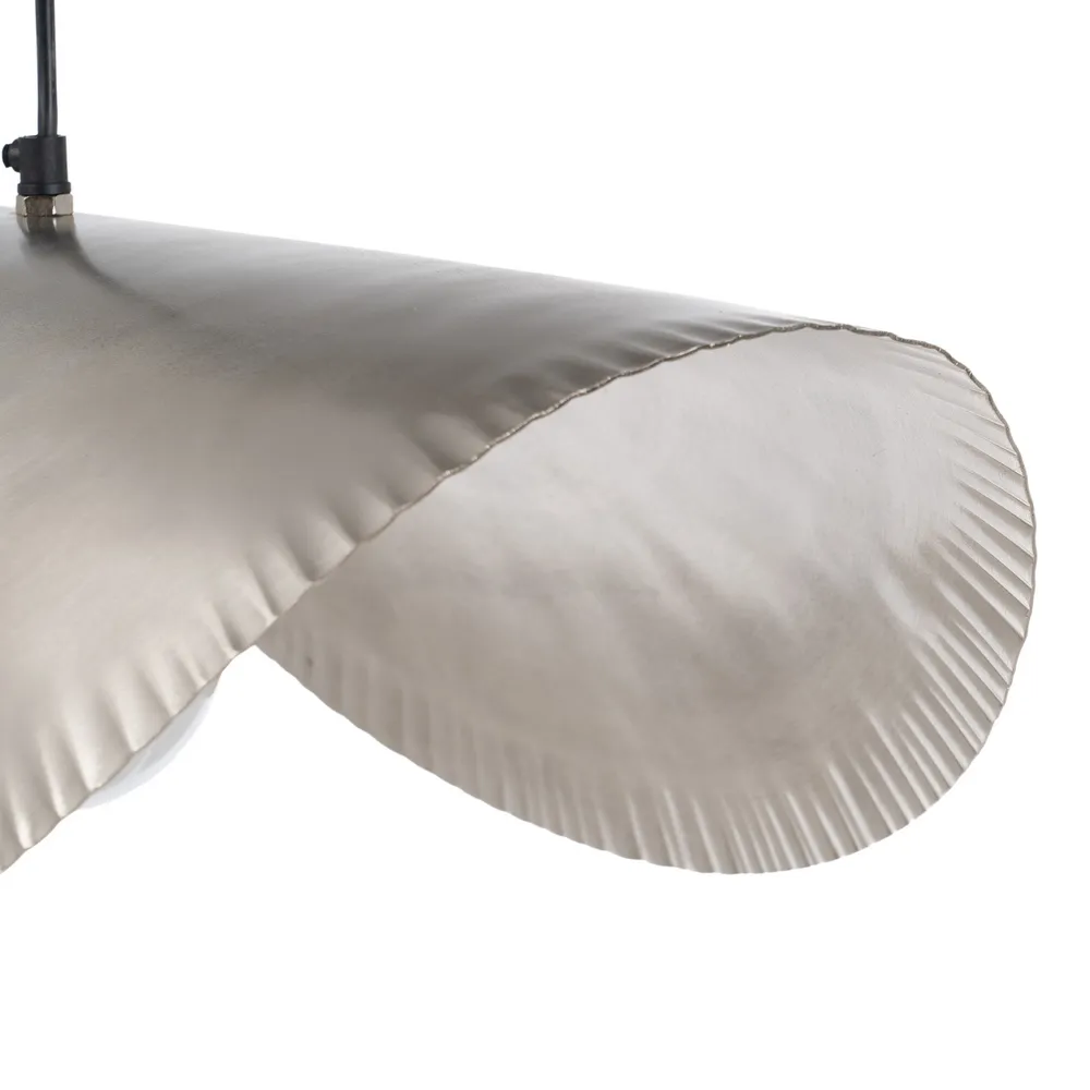 Suspension Originale Moderne En Metal Argente 5
