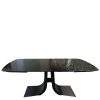 Table Vogue Extensible en verre trempé effet martelé