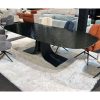 Table Vogue en verre trempe effet martele waterglass 280cm majdeltier 3