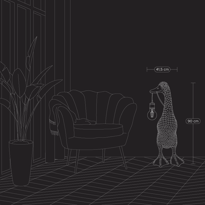 50067 floorlamp duck