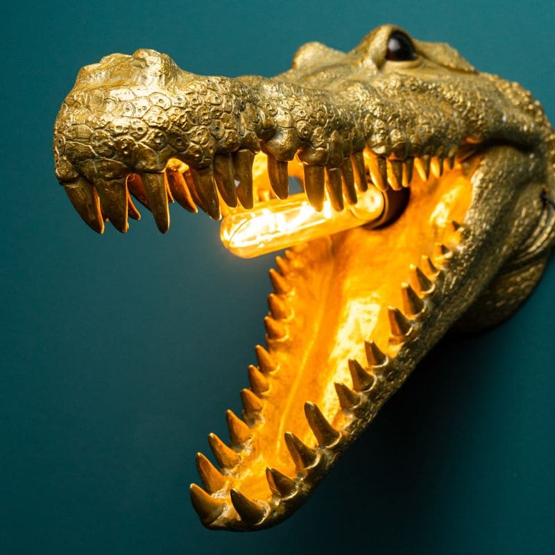Applique Murale Crocodile Alberto Aligatore werns