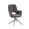 Chaise Pivotante Viktor Avec Accoudoirs gris anthracite 3