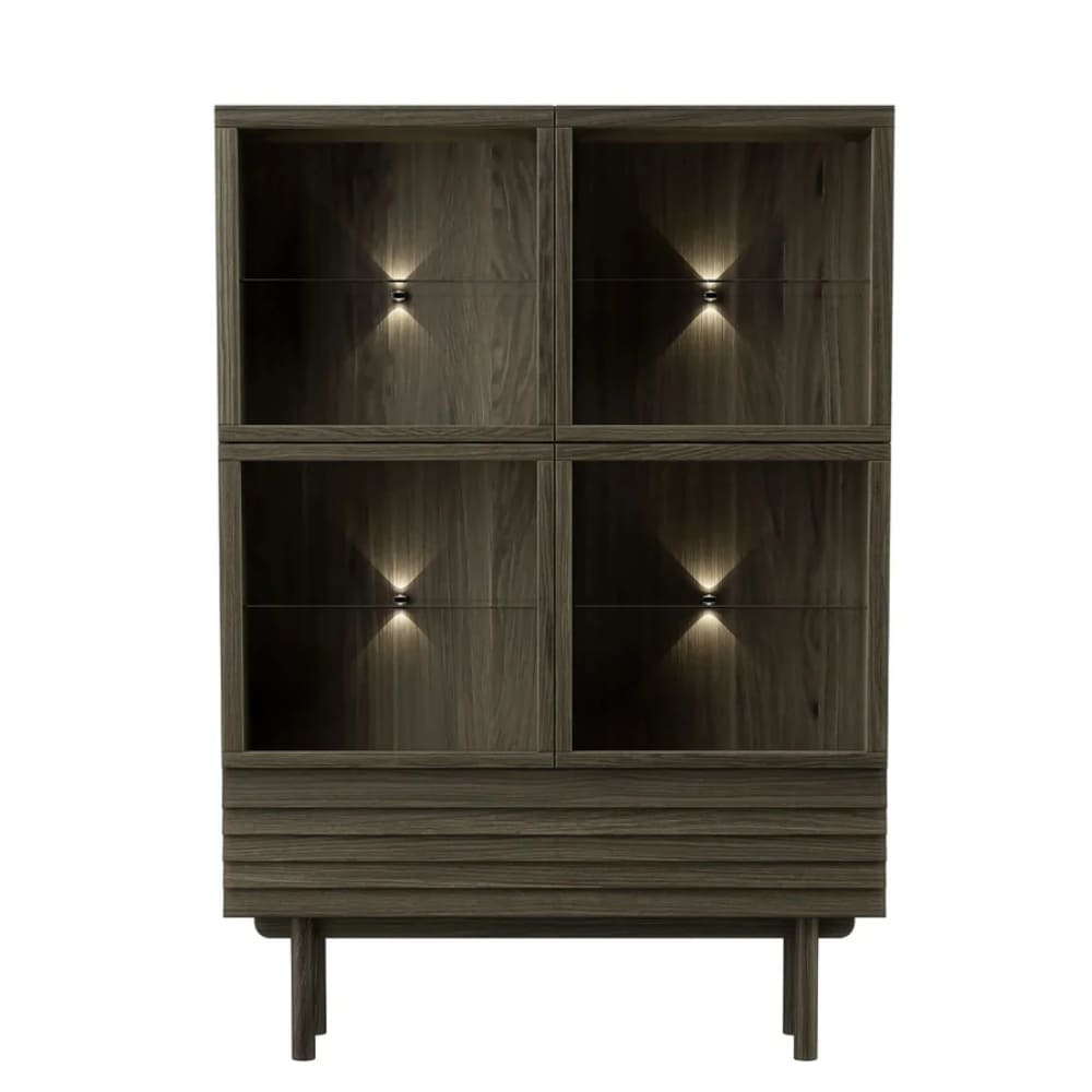 Grande Vitrine Chêne Fumé CASØ 777-style-scandinave-Chêne-noirci-CASØ 777-pieds-droits-massif-design-designer-Steffensen & Würth-majdeltier-7 Grande Vitrine Chene Fume CASO 777 style scandinave Chene noirci CASO 777 pieds droits massif design designer Steffensen Wurth majdeltier 7
