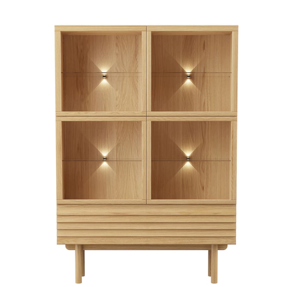 Grande Vitrine Chêne Naturel CASØ 777-style-scandinave-Chêne-clair-CASØ 777-pieds-droits-massif-design-designer-Steffensen & Würth-majdeltier-6 Grande Vitrine Chene Naturel CASO 777 style scandinave Chene clair CASO 777 pieds droits massif design designer Steffensen Wurth majdeltier 6