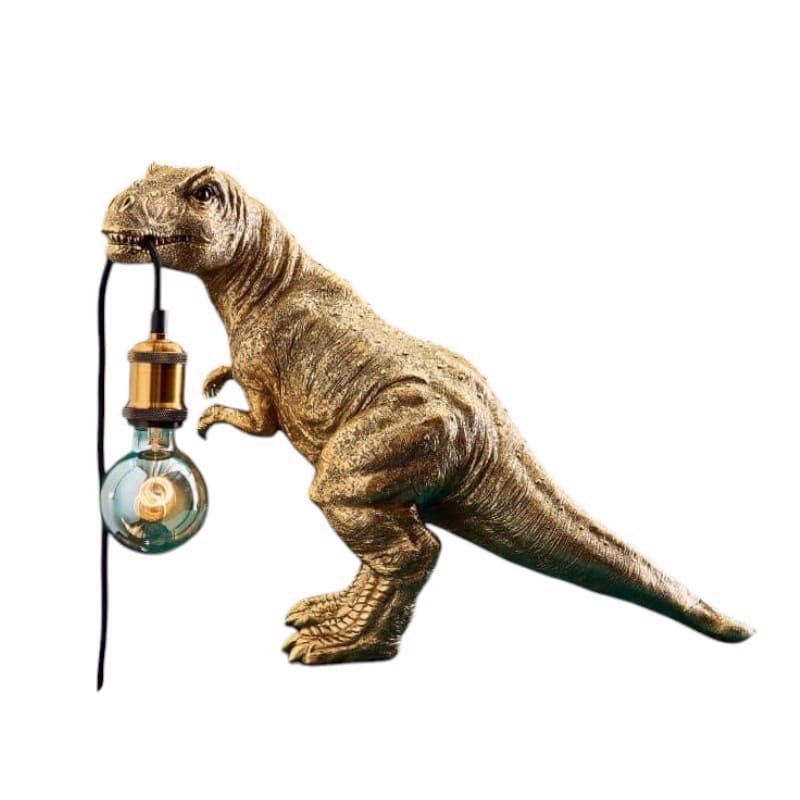 Lampe de Table Dinosaure Rexy Or - WERNS® - T-rex