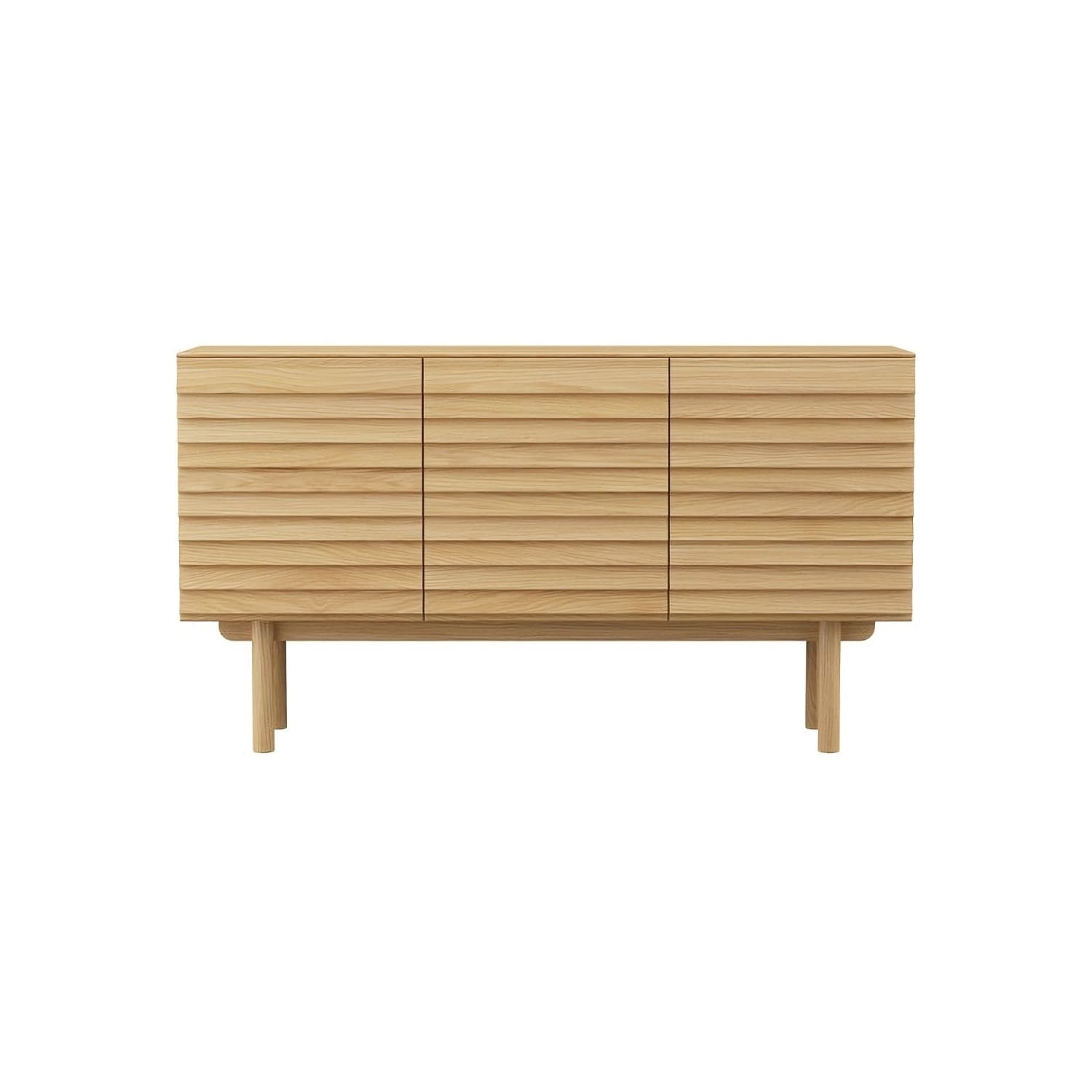 Petit Buffet Chene CASO 777 buffet scandinave Chene clair CASO 777 pieds droits ronds massif design designer Steffensen Wurth majdeltier 7