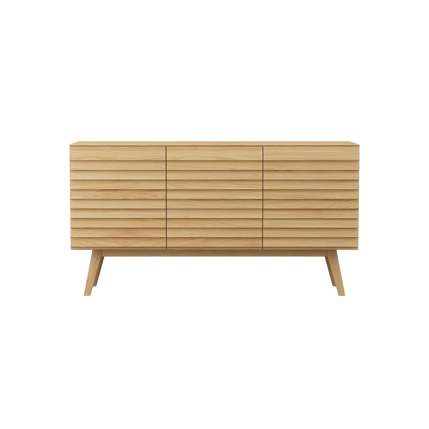 Petit Buffet Chene CASO 777 buffet scandinave Chene clair CASO 777 pieds droits ronds massif design designer Steffensen Wurth majdeltier 8