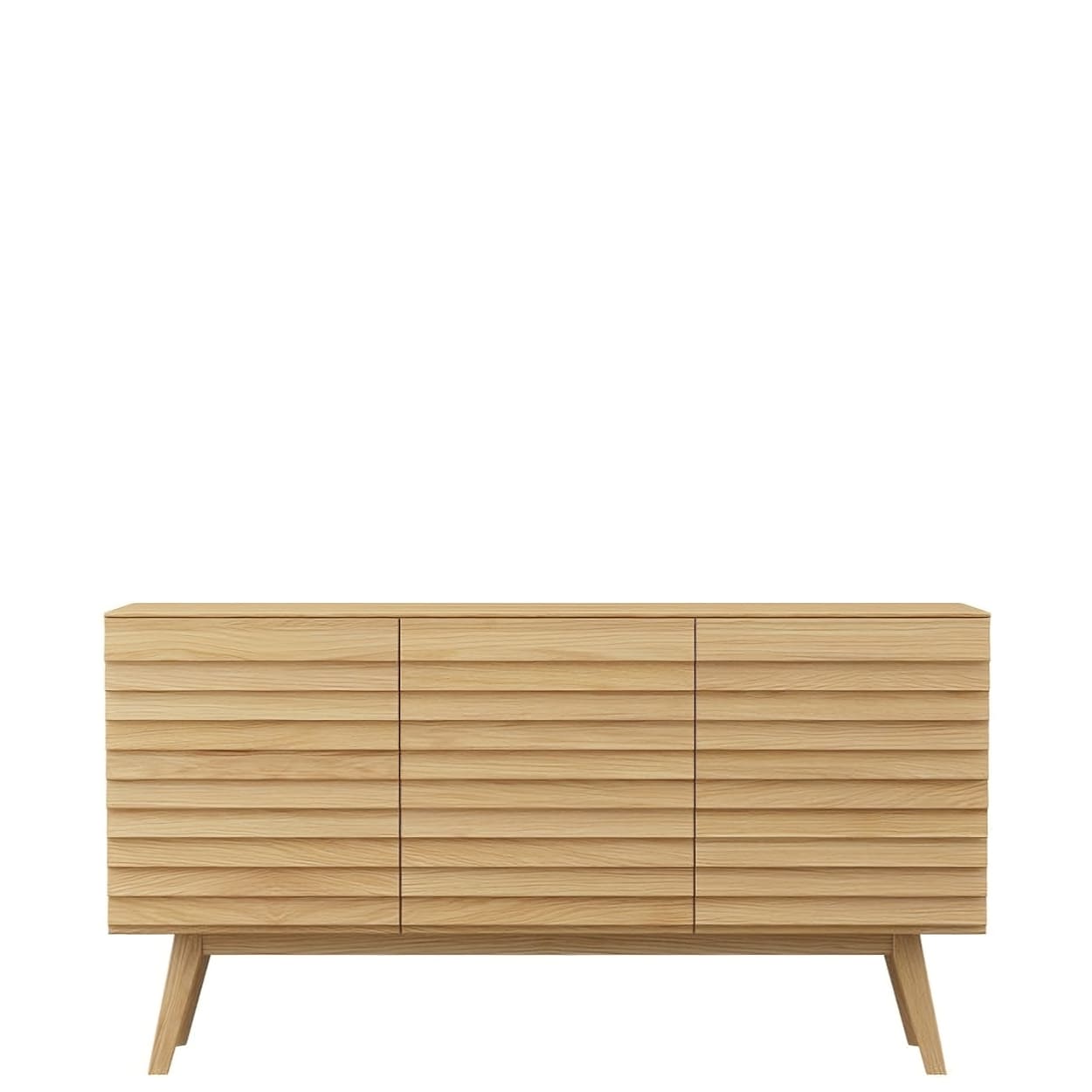 Petit Buffet Chene CASO 777 buffet scandinave Chene clair CASO 777 pieds inclines massif design designer Steffensen Wurth majdeltier 5