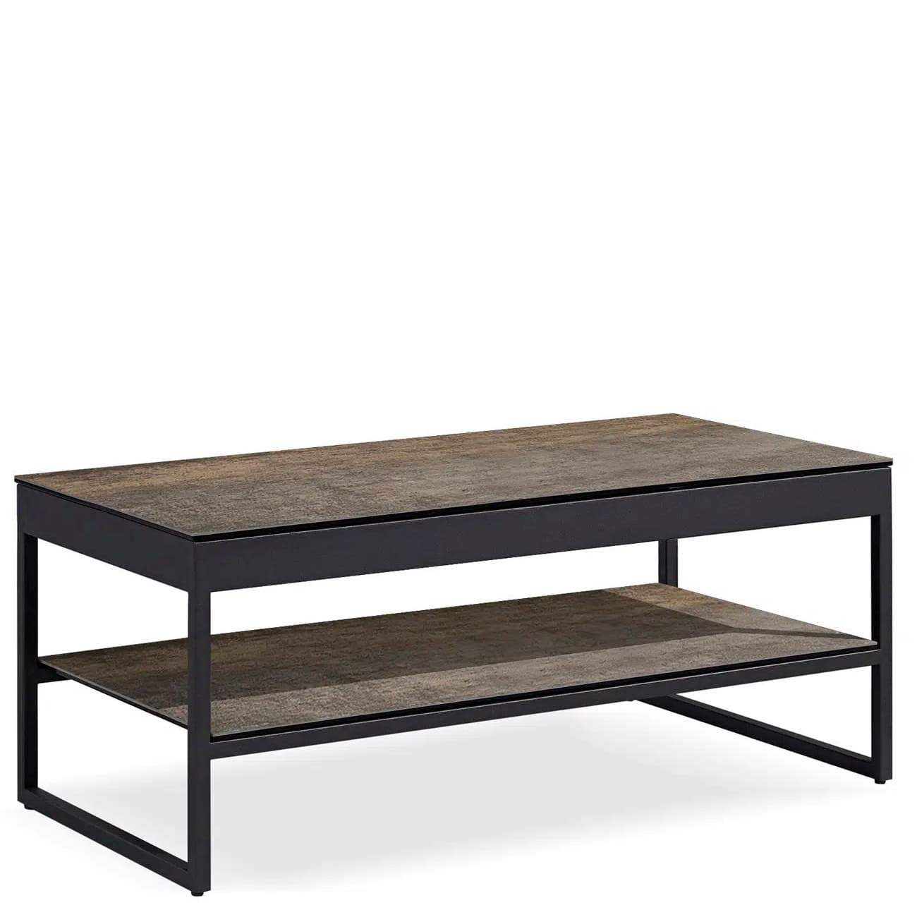 Table Basse Relevable Floride – Céramique métal iron