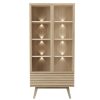 Vitrine Chene Blanchi CASO 777 style scandinave Chene clair CASO 777 pieds inclines massif design designer Steffensen Wurth majdeltier 6