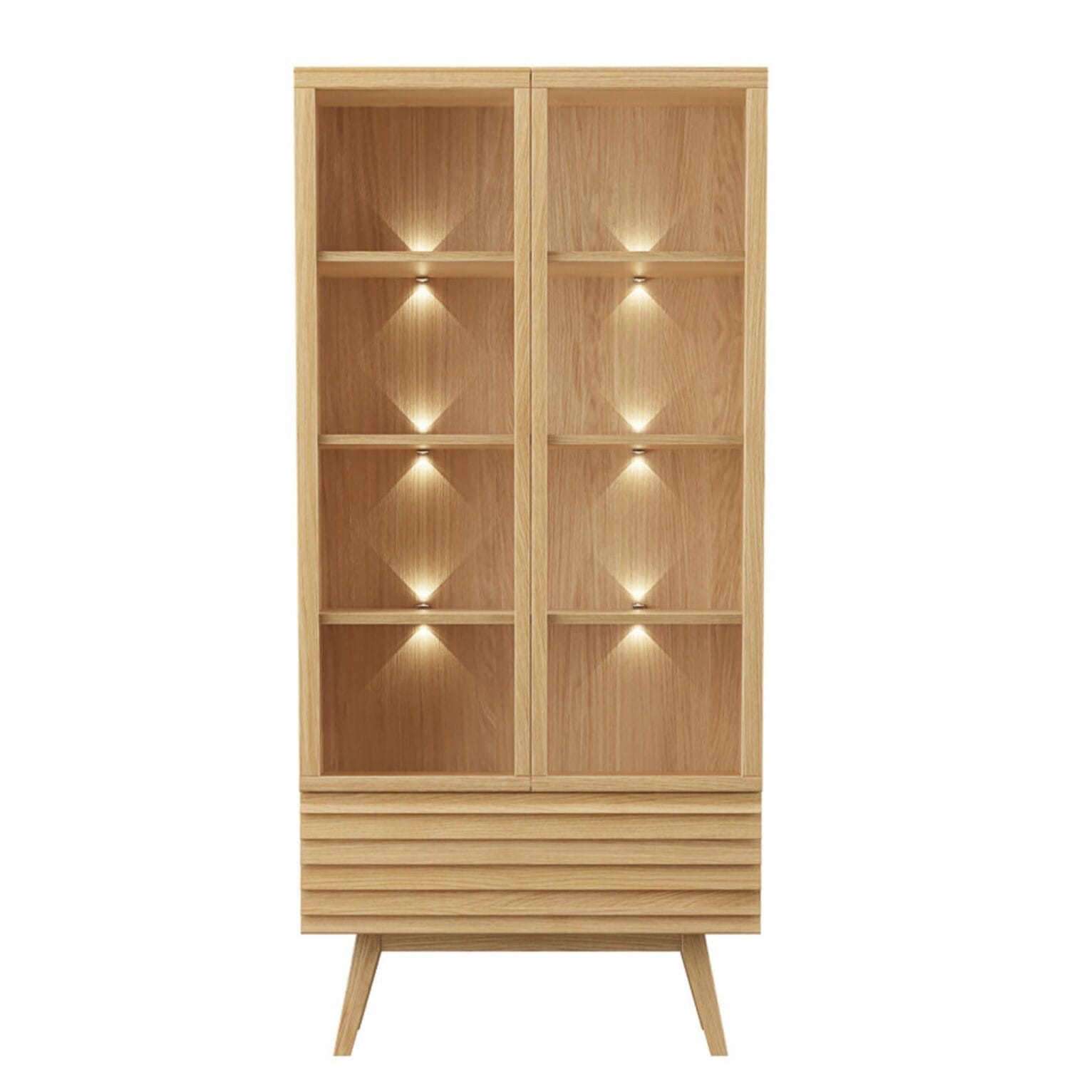 Vitrine Chêne Naturel CASØ 777 - Majdeltier