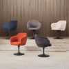 chaise pivotante pied central tulipe sur socle saxon majdeltier 3