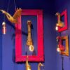 Applique Murale Autruche Franz Josef Magenta WERNS majdeltier 1 1