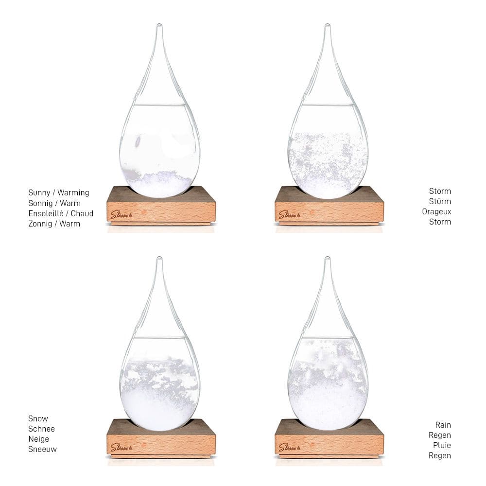 Baromètre goutte Storm Glass – une idée cadeau entre science et mystère
