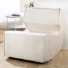Fauteuil Velours à Bascule Thobias beige-majdeltier-1 Fauteuil Velours a Bascule Thobias beige majdeltier 1