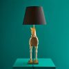 Lampe Cheval Wendy Or - WERNS- cheval doré