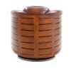 Fauteuil Club pivotant Nautilus cuir marron vintage