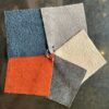 zoom détail couleur tissu chaises saxon et bash