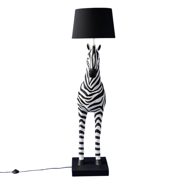 Lampadaire Zebra Zora Noir