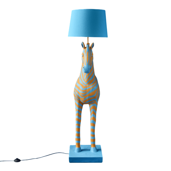 Lampadaire Zebra Zora Bleu