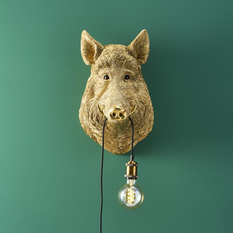 Applique Murale Sanglier Willy Dore sanglier or cochon werns wernervoss majdeltier 0