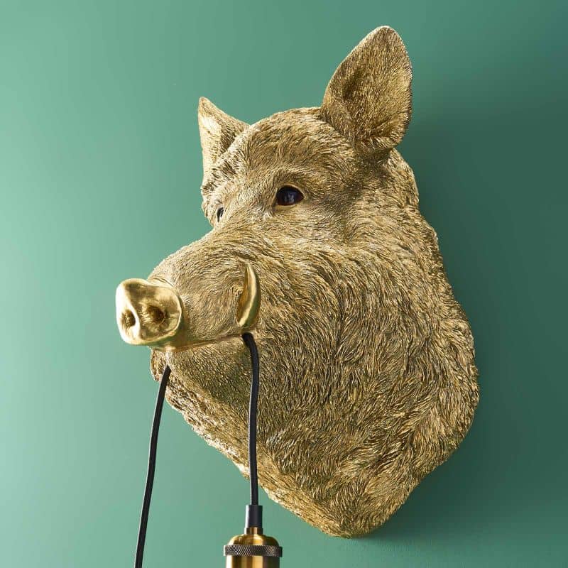 Applique Murale Sanglier Willy Dore sanglier or cochon werns wernervoss majdeltier 4