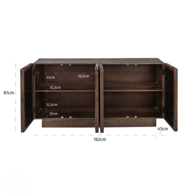Buffet Bryant 4 Portes en Bois Massif et Miroir-original-bois-massif-manguier-miroir-majdeltier-4 Buffet Bryant 4 Portes en Bois Massif et Miroir original bois massif manguier miroir majdeltier 4