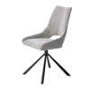 Chaise pivotante Liev Gaston Gris Clair.webp Photoroom