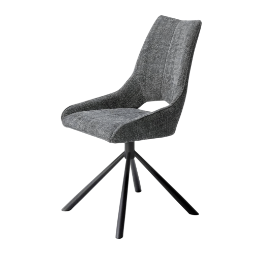 Chaise pivotante Liev Gaston Jaune en magasin 1.webp Photoroom