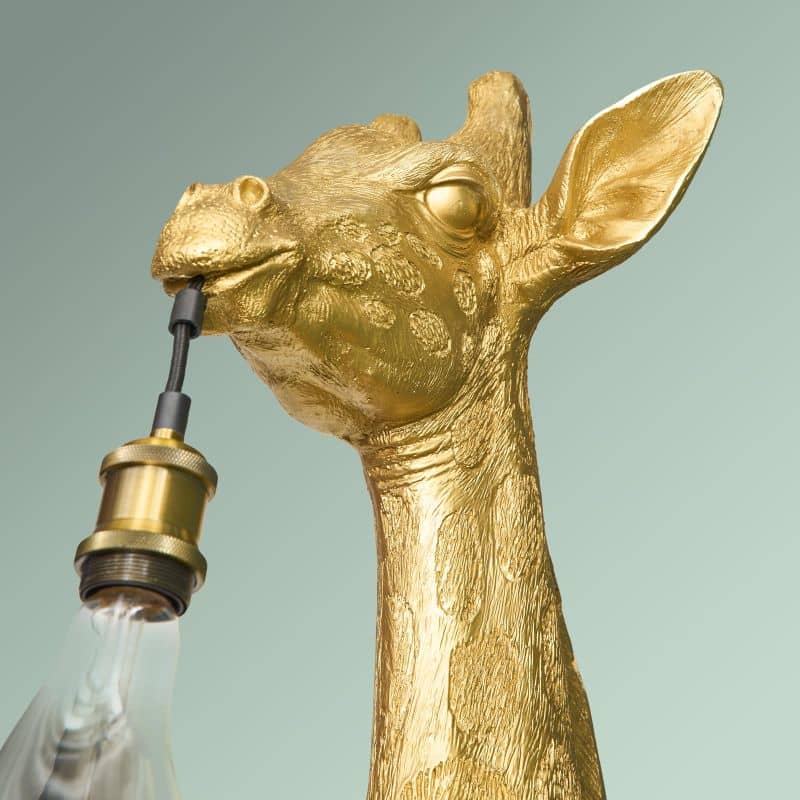 Lampadaire Giraffe Luciever giraffe doree majdeltier 1