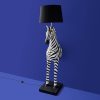 Lampadaire Zebra Zora Noir majdeltier 1