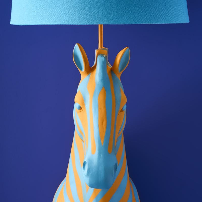 Lampadaire Zebra Zora bleu majdeltier 1