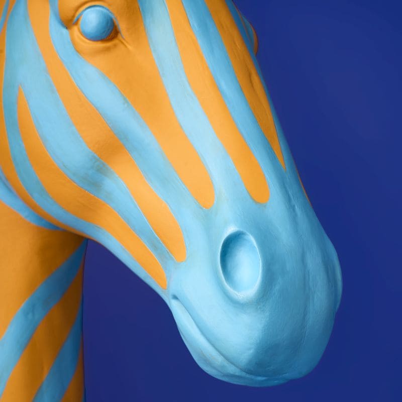 Lampadaire Zebra Zora bleu majdeltier 2