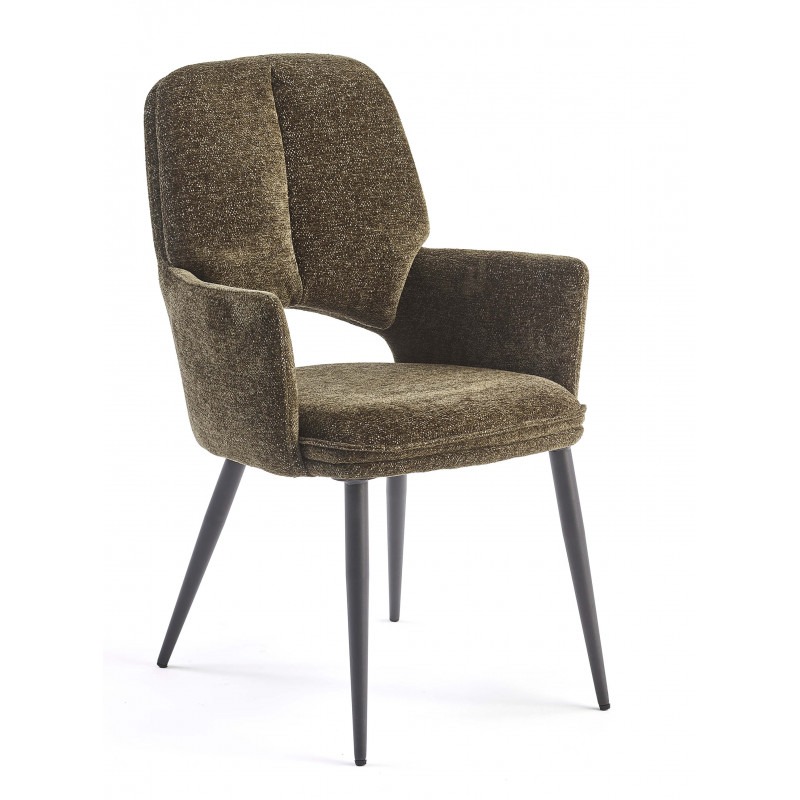 chaise avec accoudoirs en tissu moderne andreas 12