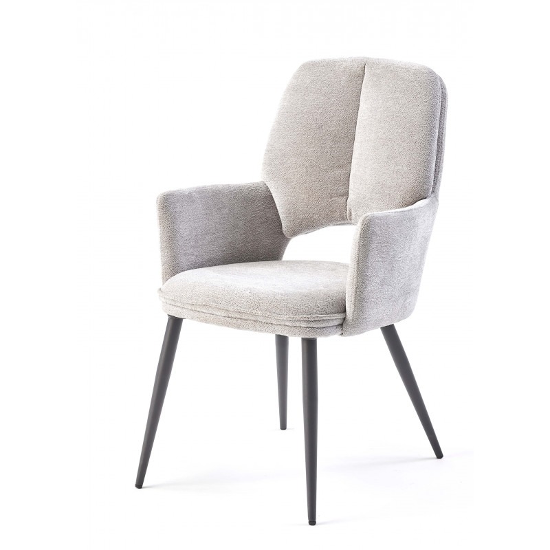 chaise avec accoudoirs en tissu moderne andreas 15