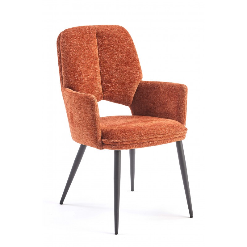 chaise avec accoudoirs en tissu moderne andreas 9
