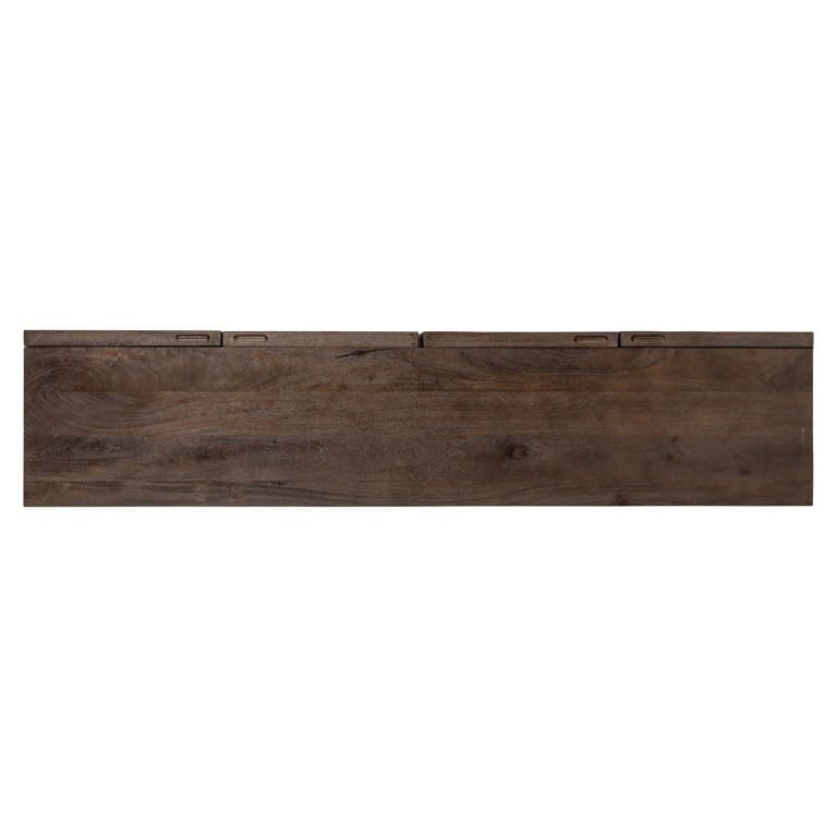 meuble tv Bryant 4 portes original bois massif manguier miroir design majdeltier 3