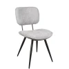 chaise mira gris 4 pieds metal industriel majdeltier 0