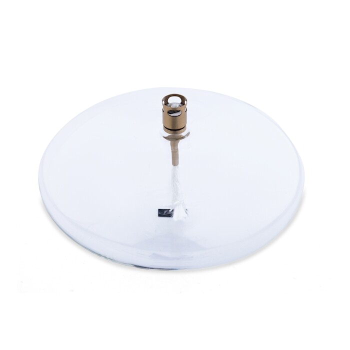 disc clear brass l