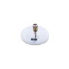 Lampe à Huile Galet Peri Living en Verre Transparent - Laiton