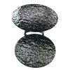 table basse ronde pivotante extensible aqua verre noit trempe waterglass majdeltier 10