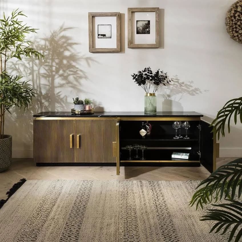 3.jpgBuffet Bas Meuble TV Ironville 200 cm laiton marbre design hotel chic original majdeltier 8
