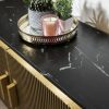 Buffet Bas Meuble TV Ironville 200 cm laiton marbre design hotel chic original majdeltier 9