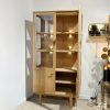 Buffet vitrine Scandinave en Chêne 420 - design danois- Majdeltier