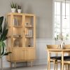 Buffet vitrine Scandinave en Chêne 420 - design danois- Majdeltier